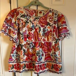 Women's Multicolor Floral Top Farm Rio